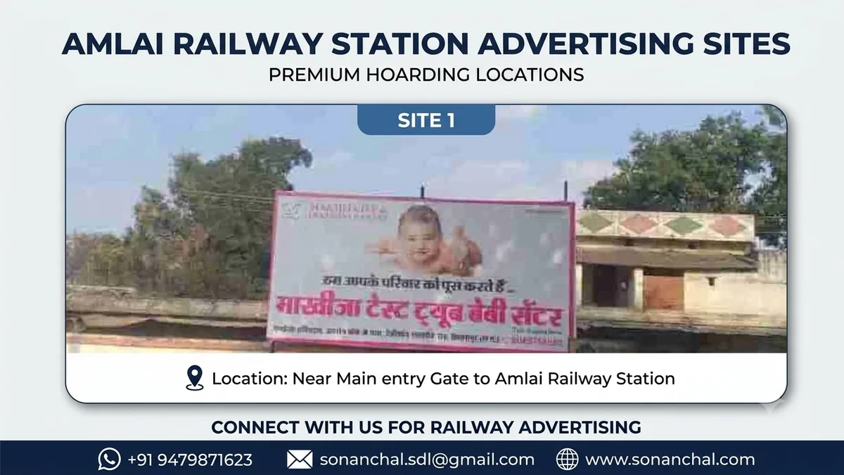 Amlai Railway Station Advertising Sites