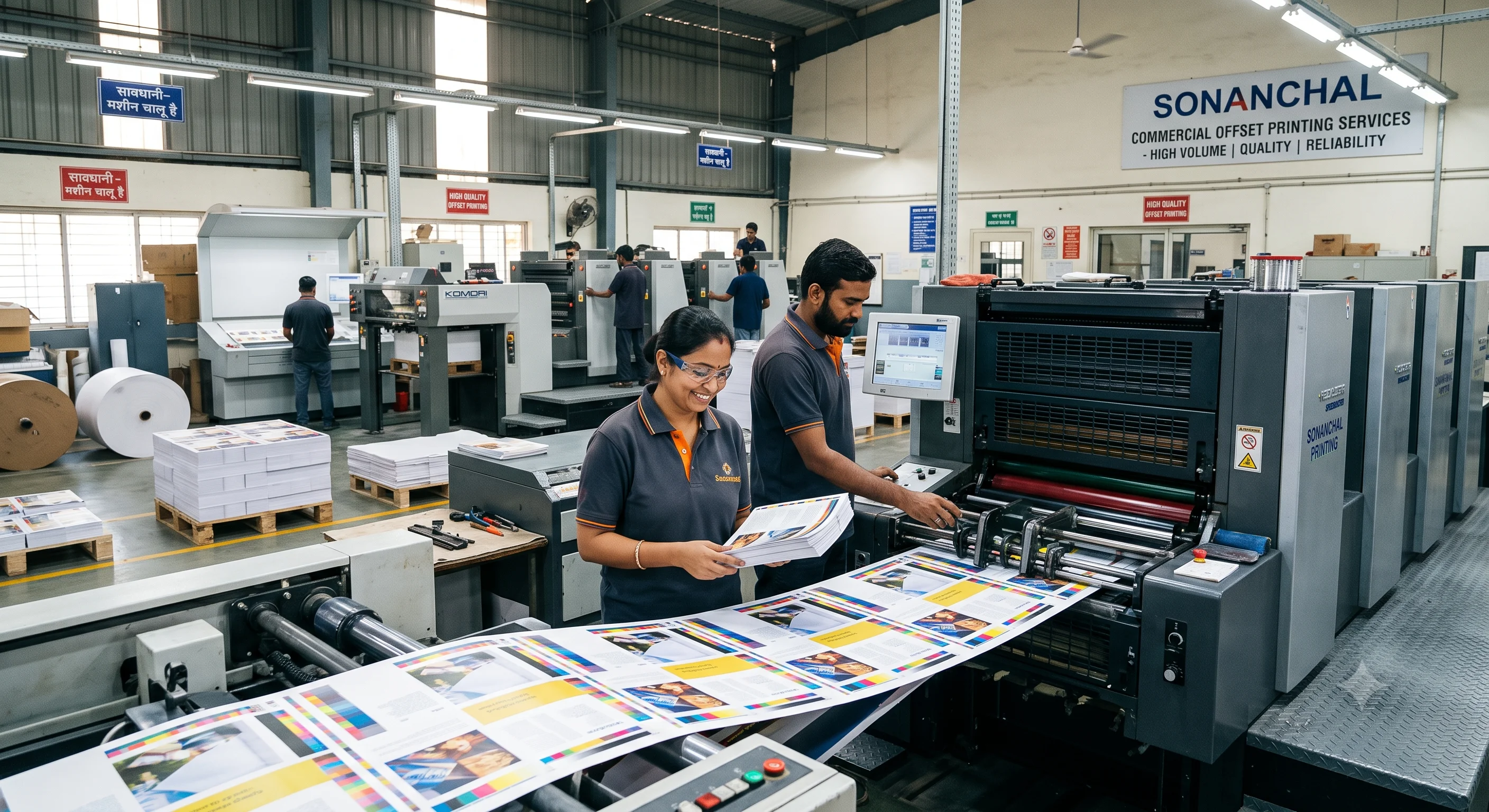Commercial Offset Printing Press Specifications & Capabilities Sheet