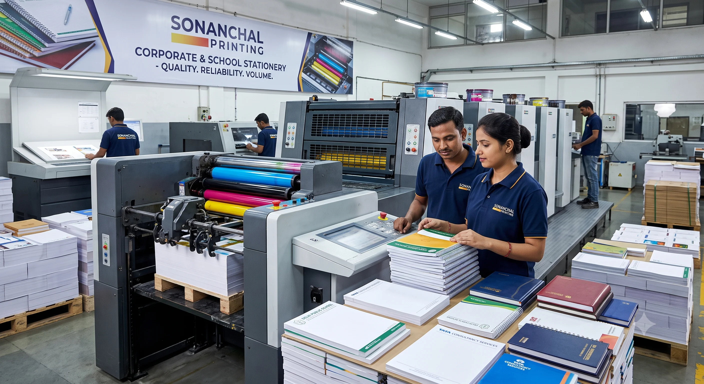 Corporate Letterhead, Envelopes & School Stationery Printing Sheet