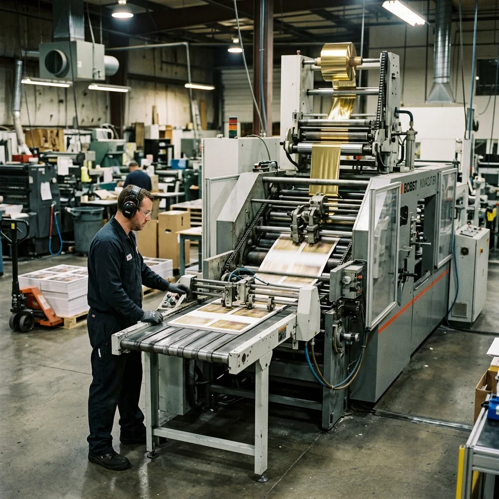 Industrial Die-Cutting and Foil Stamping Packaging Finishing Facility