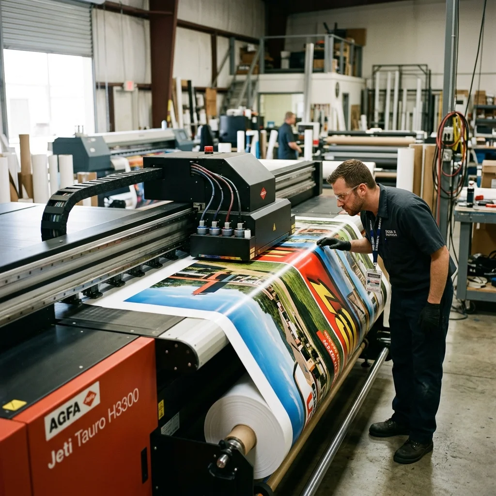 Large Format Digital Inkjet Vinyl Flex Billboard Printing