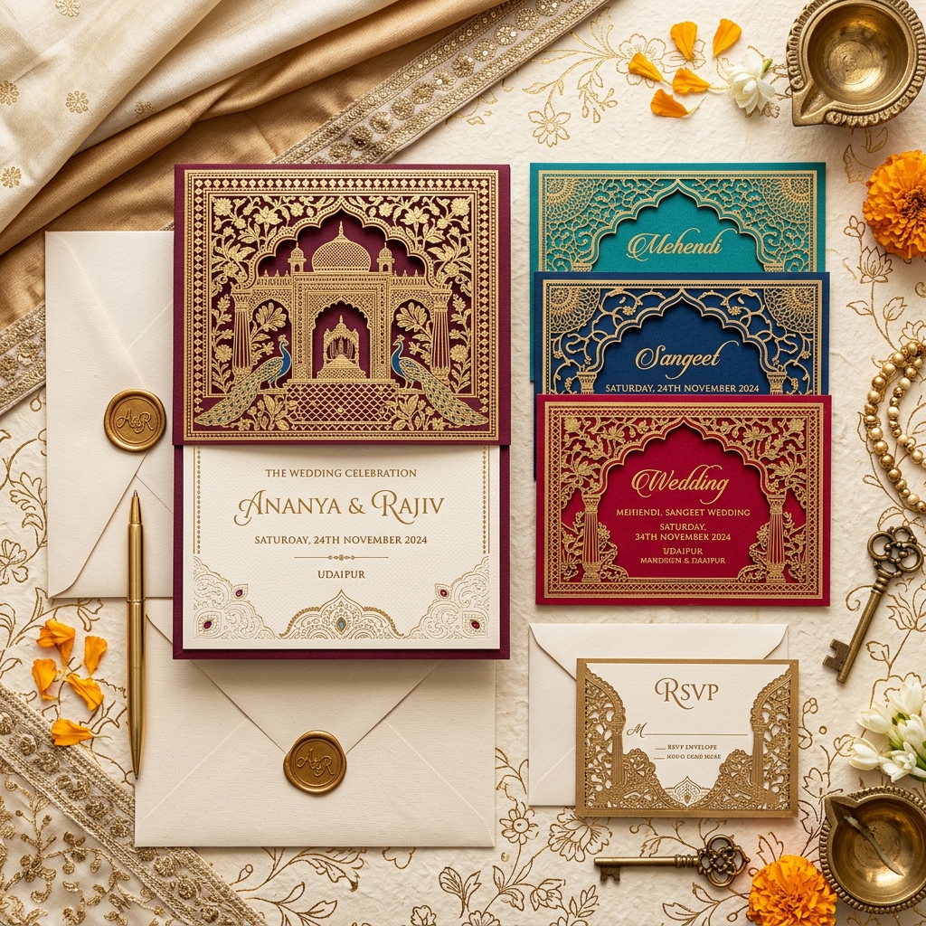 Luxury wedding card printer Shahdol