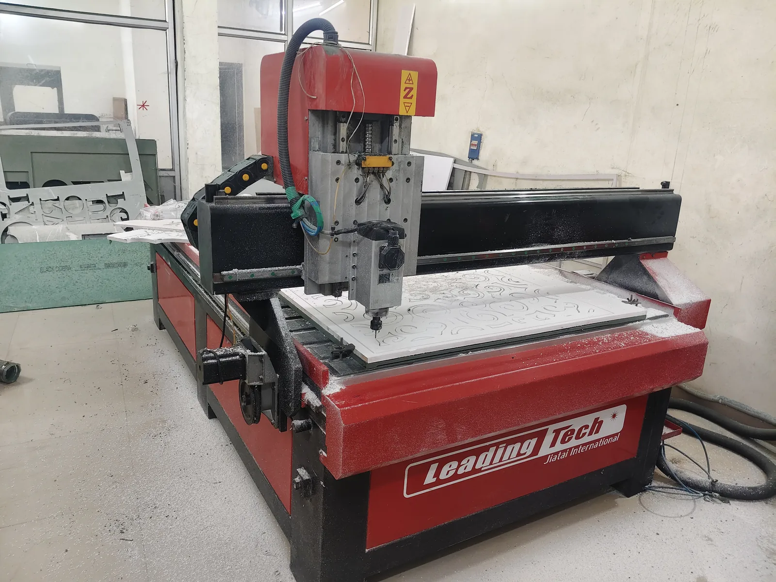 Heavy-duty CNC router machine in-house at Sonanchal Printers